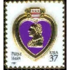 PURPLE HEART MEDAL STAMP DX